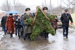 Торжественное шествие к мемориалу Славы станицы Переясловской